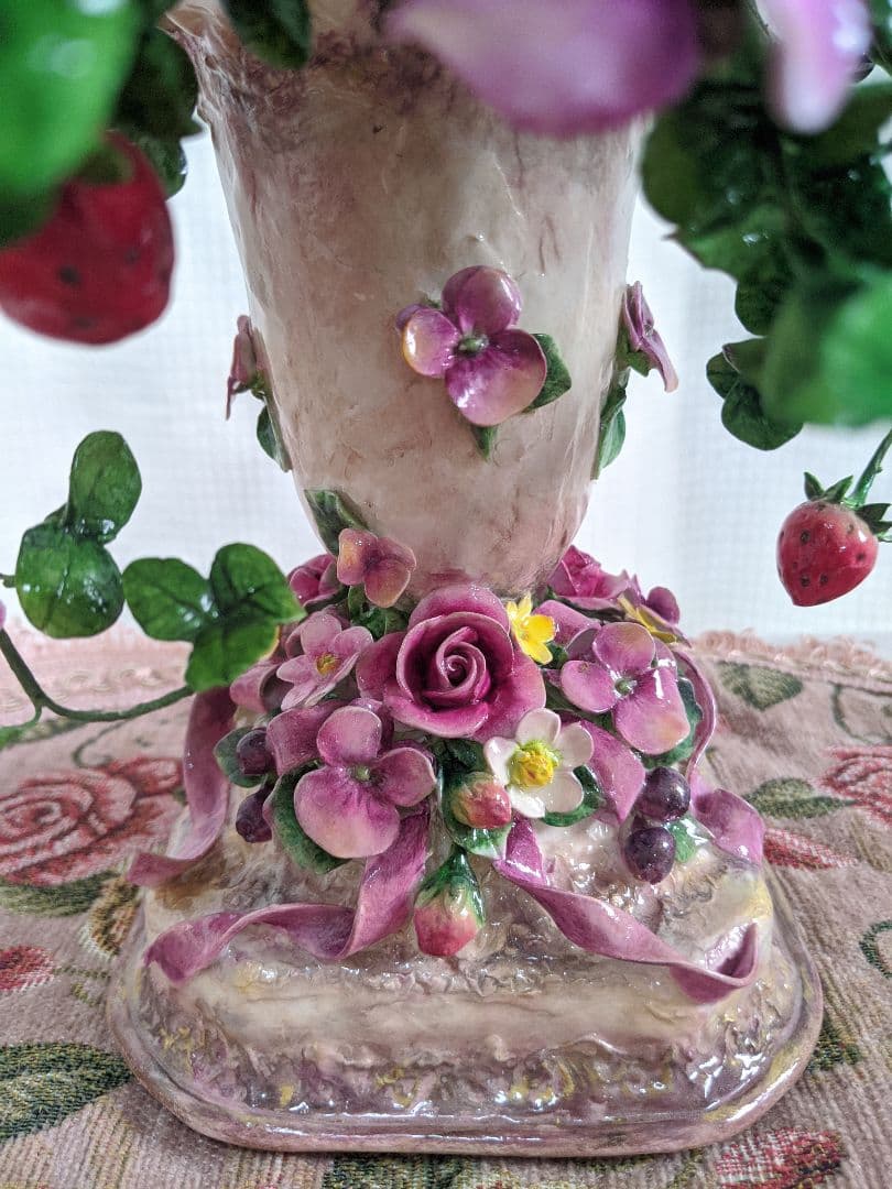 クレイフラワー♥薔薇のアレンジメント♥ハンドメイド