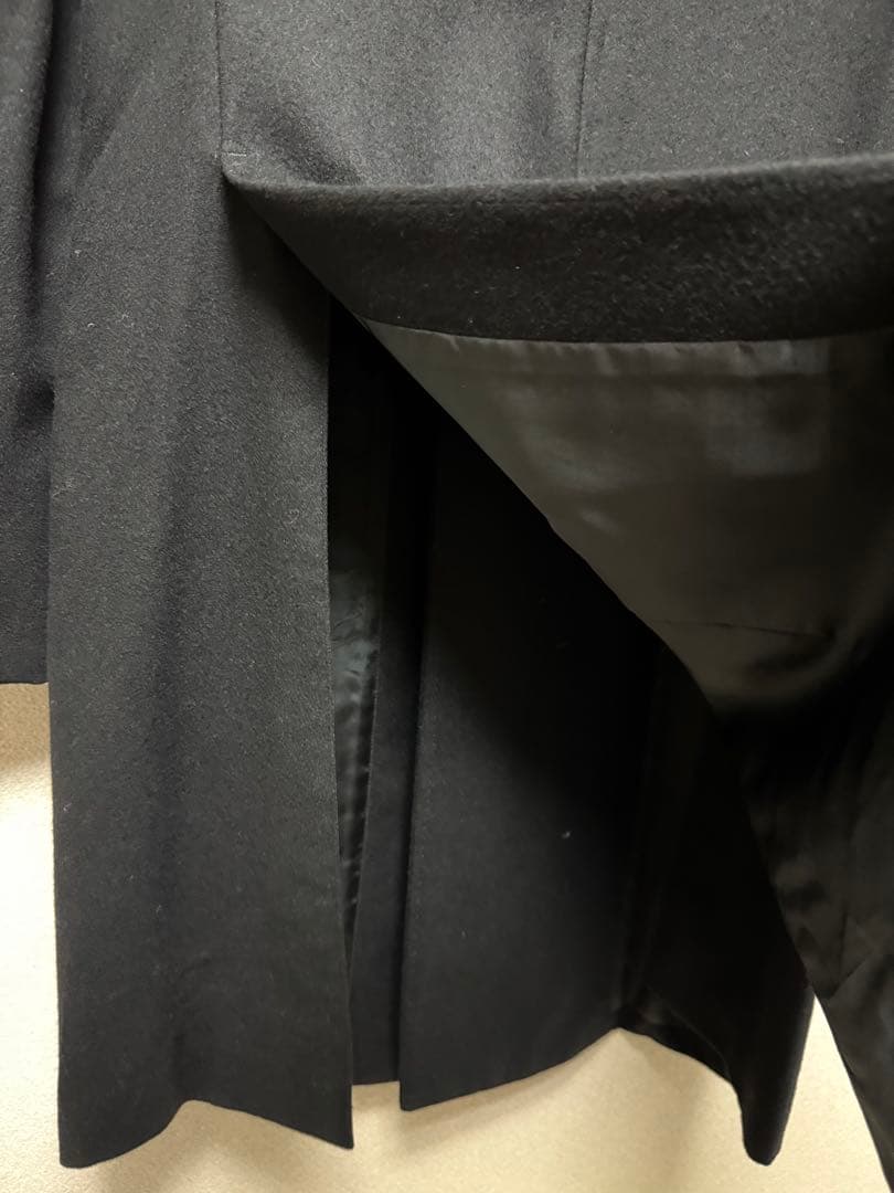 コムデギャルソンオムプリュス　ホーリー期　チェスターコート　ロング　黒　ブラック