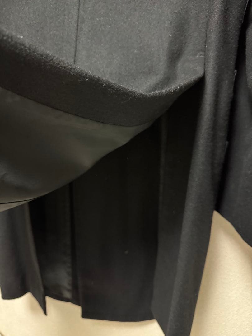 コムデギャルソンオムプリュス　ホーリー期　チェスターコート　ロング　黒　ブラック