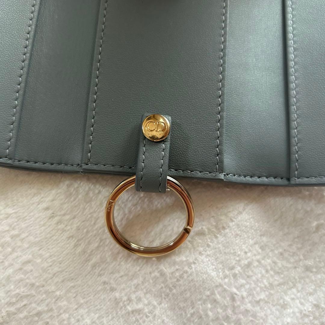 Christian dior カナージュラムスキン ディオール　キーケース