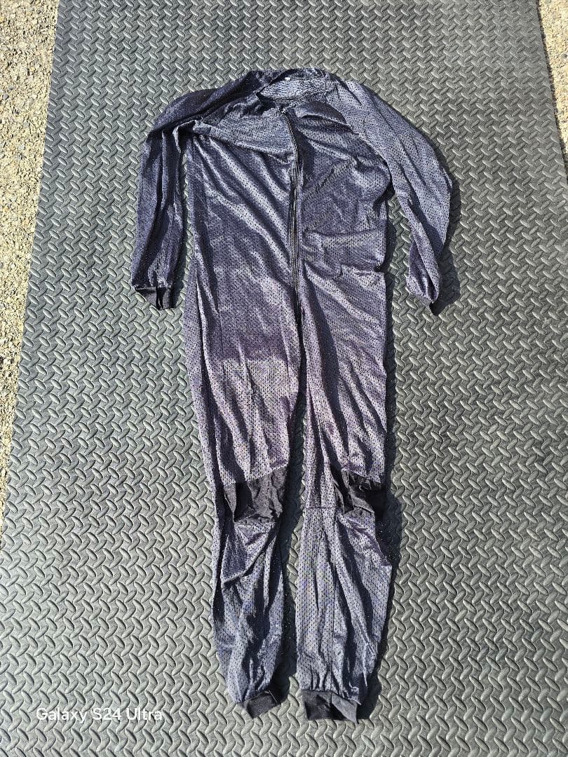 SPOONブラック革ツナギ