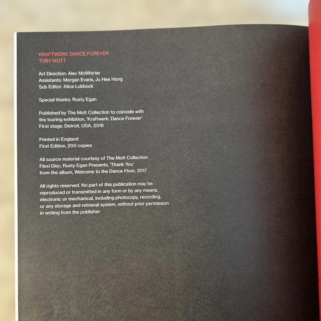 【レア サイン入】Kraftwerk Dance Forever 200部限定