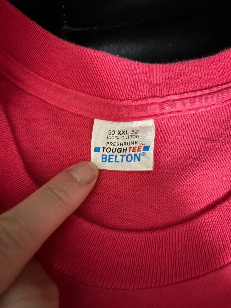 80s〜90s PLAYBOY ピンク ヴィンテージ ロンT sizeXXL