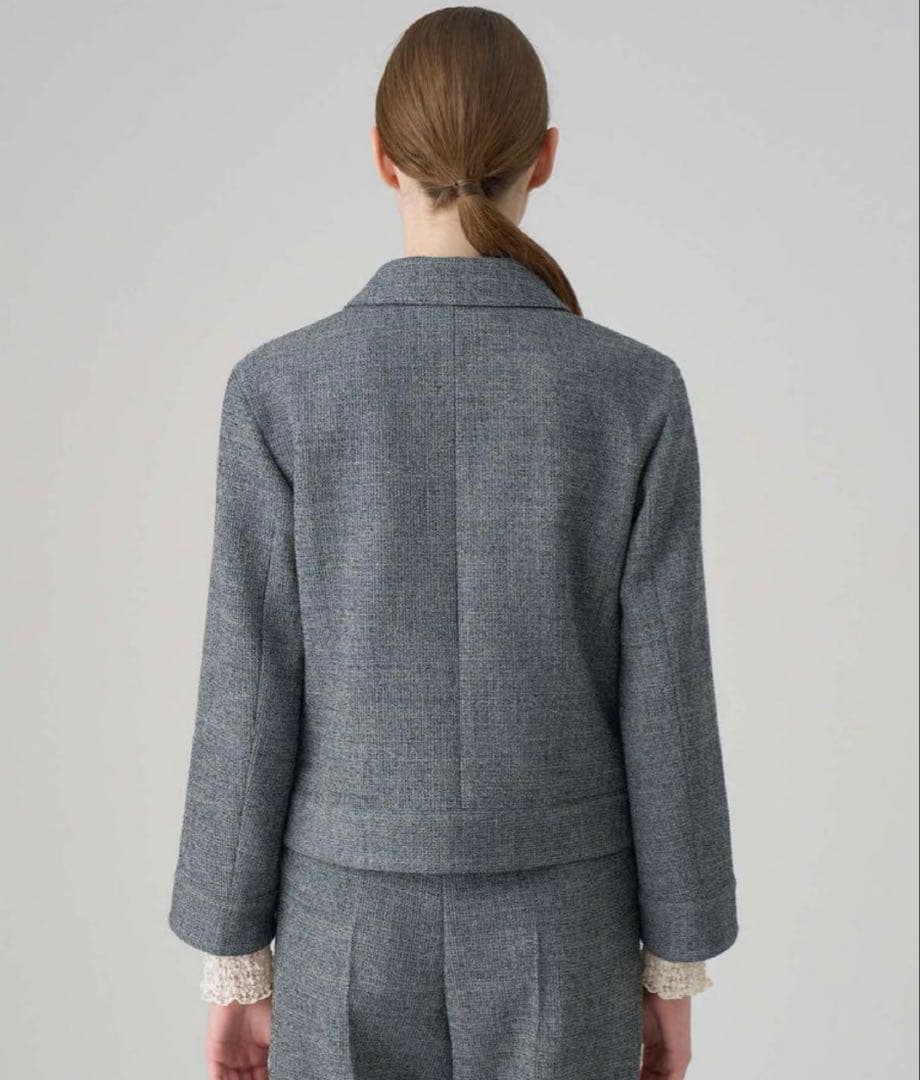 《美品》 アナイ ワッフルツイードポケット ジャケット