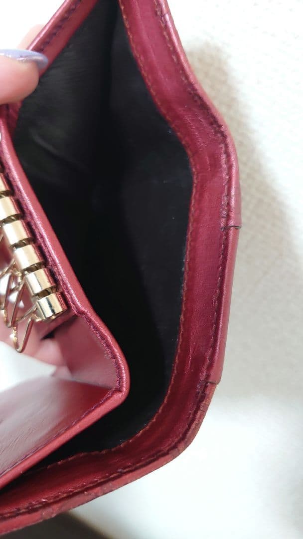 GUCCIシマ ハートシェイプ インターロッキング キーケース ミニ財布 箱付き