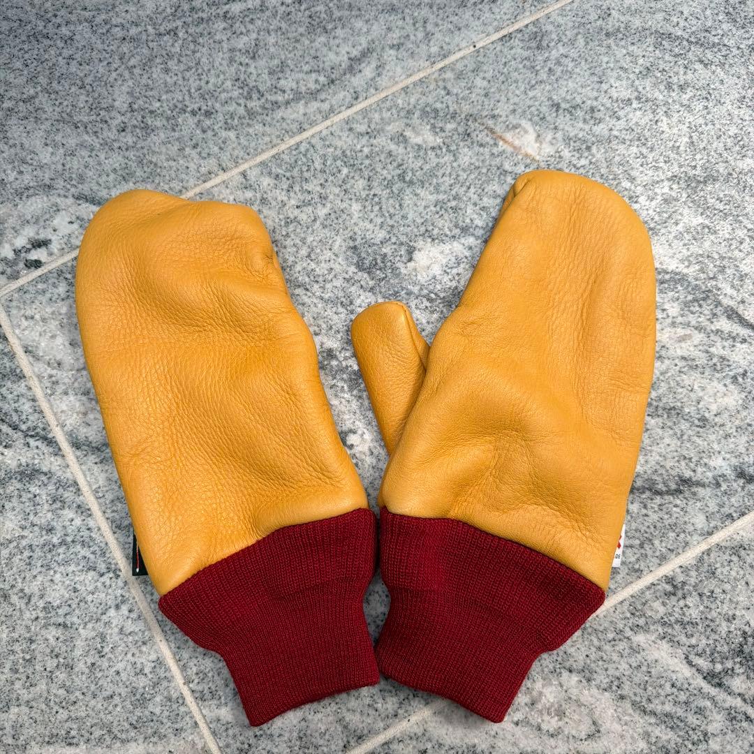 レザーキャンプグローブ ミトンスタイル