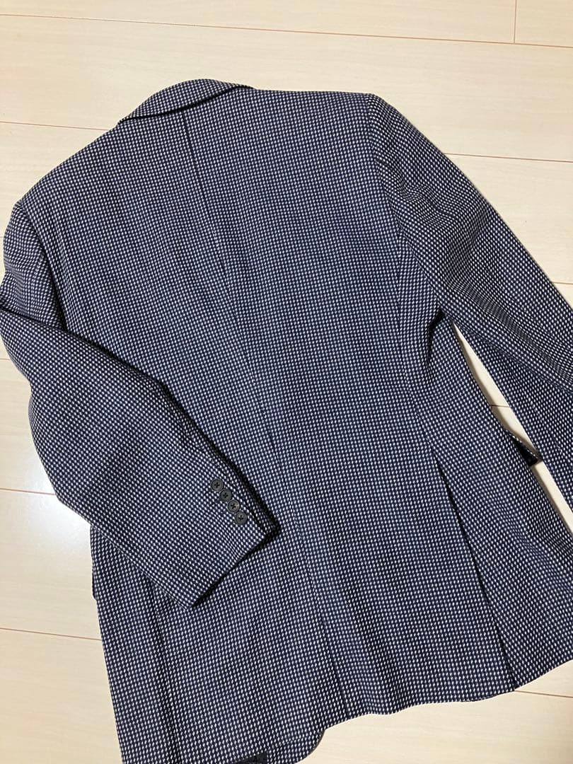 バーバリー ロンドン カシミヤ100％ テーラード ジャケット ネイビー