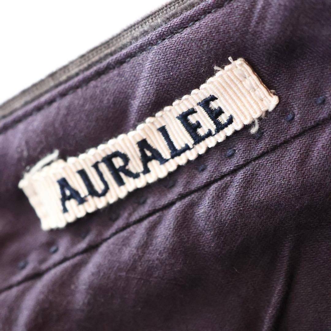 AURALEE オーラリー コーデュロイ スリット スラックス カジュアルパンツ