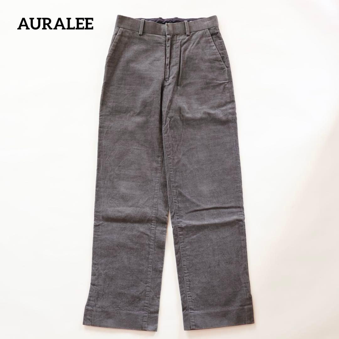 AURALEE オーラリー コーデュロイ スリット スラックス カジュアルパンツ