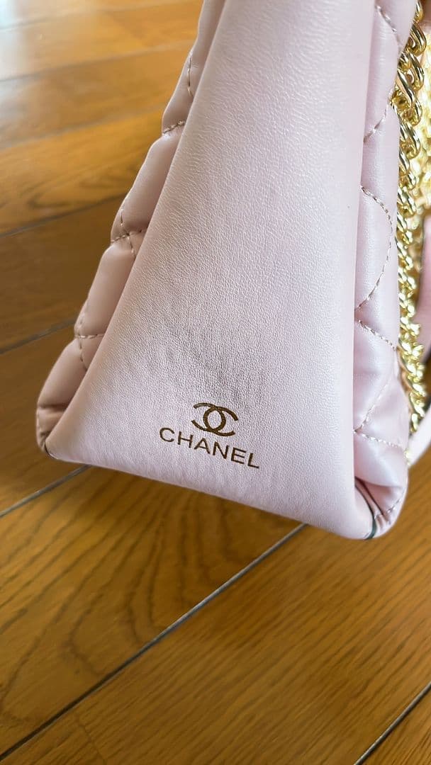 週末値下げ！CHANELピンク マトラッセ キルティング トートバッグ チェーン