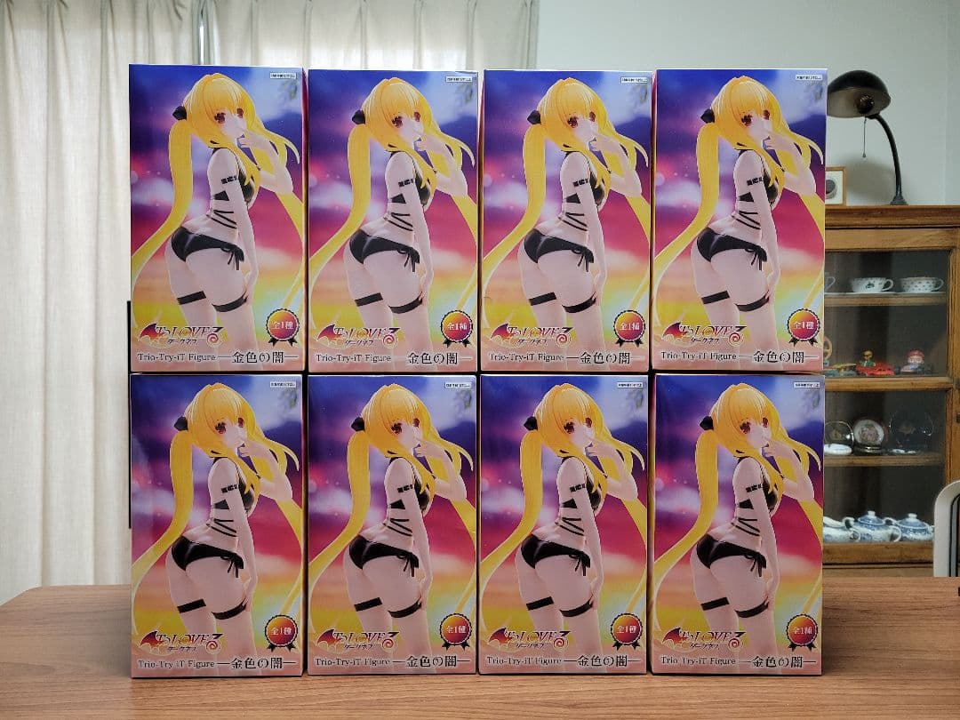 To LOVEる-とらぶる-ダークネス·フィギュア金色の闇·8体セット新品未開封