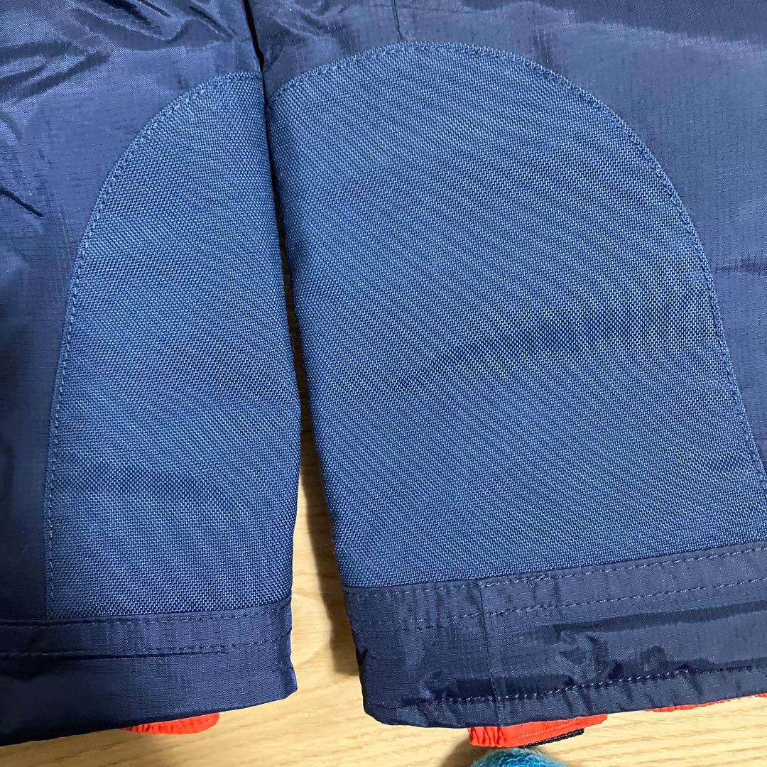 patagonia 子ども用スキーオーバーオール ネイビースノーパイルビブ