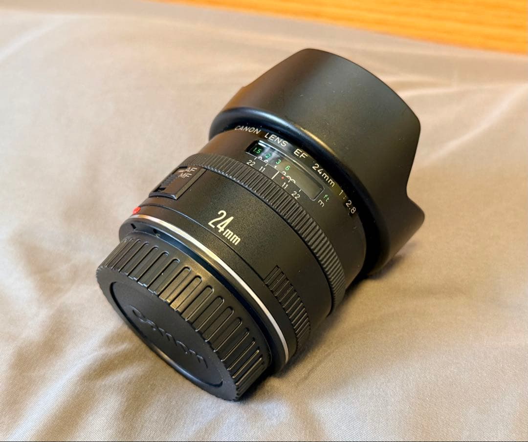 Canon EF 24mm f/2.8 レンズ　単焦点広角レンズ