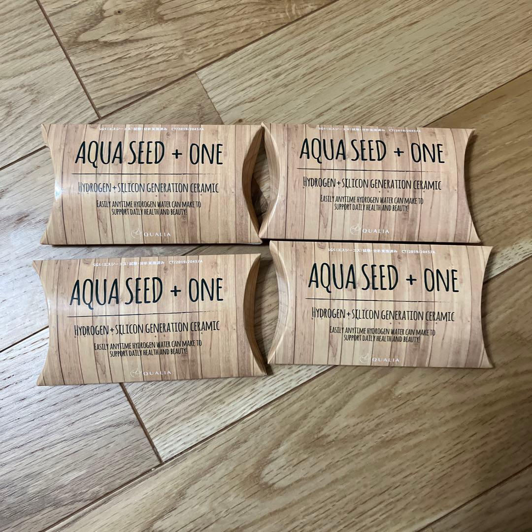 クオリア AQUA SEED + ONE 浄水器カートリッジ 4個セット