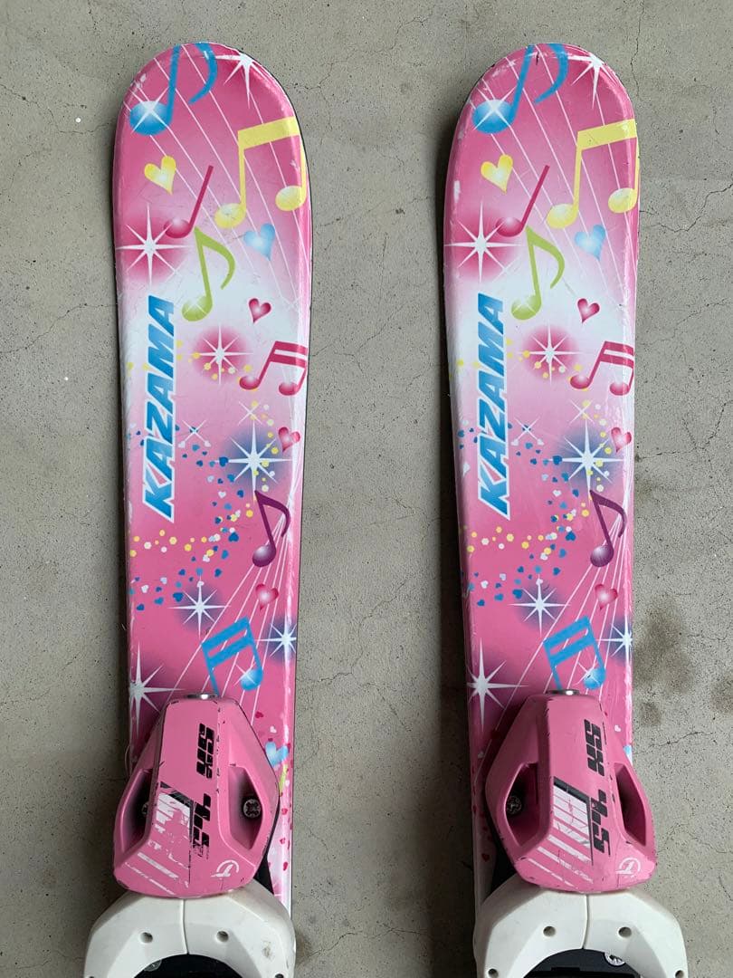 KAZAMAスキーセット　（板86cm ブーツ18cm）