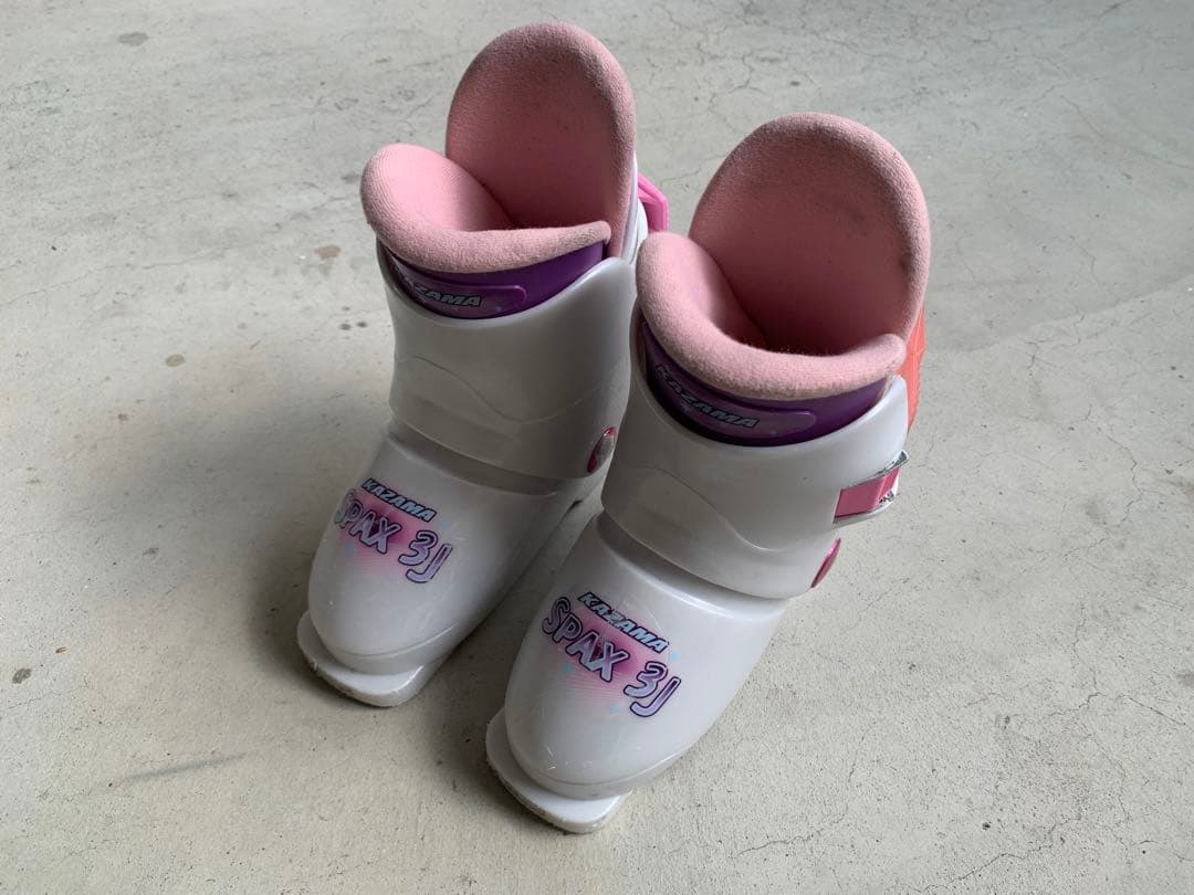 KAZAMAスキーセット　（板86cm ブーツ18cm）