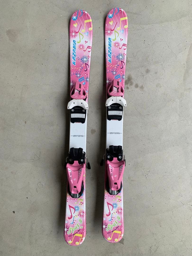 KAZAMAスキーセット　（板86cm ブーツ18cm）