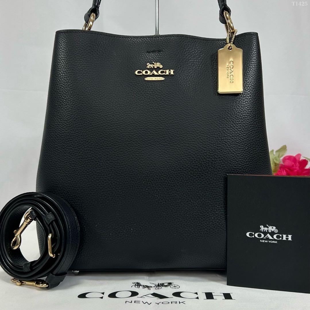 【極美品】コーチ 91122 2way スモールタウンバケット ショルダーバッグ