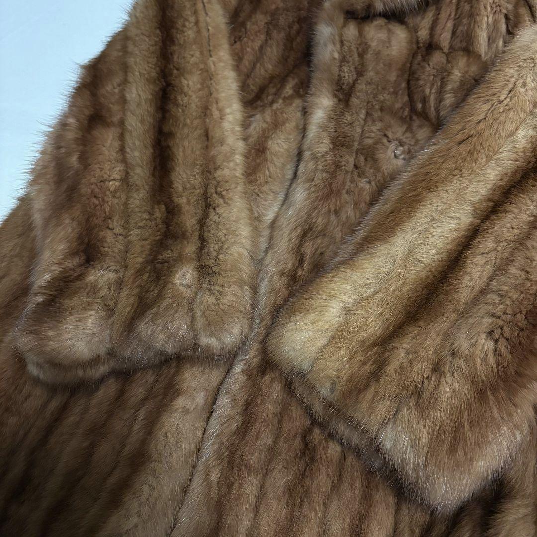 【唯一無二】ロシアンセーブル ロングコート 毛並◎ ボリューム◎ 毛艶 ◎