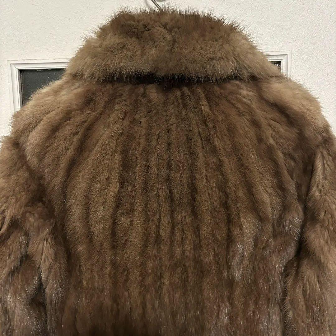 【唯一無二】ロシアンセーブル ロングコート 毛並◎ ボリューム◎ 毛艶 ◎
