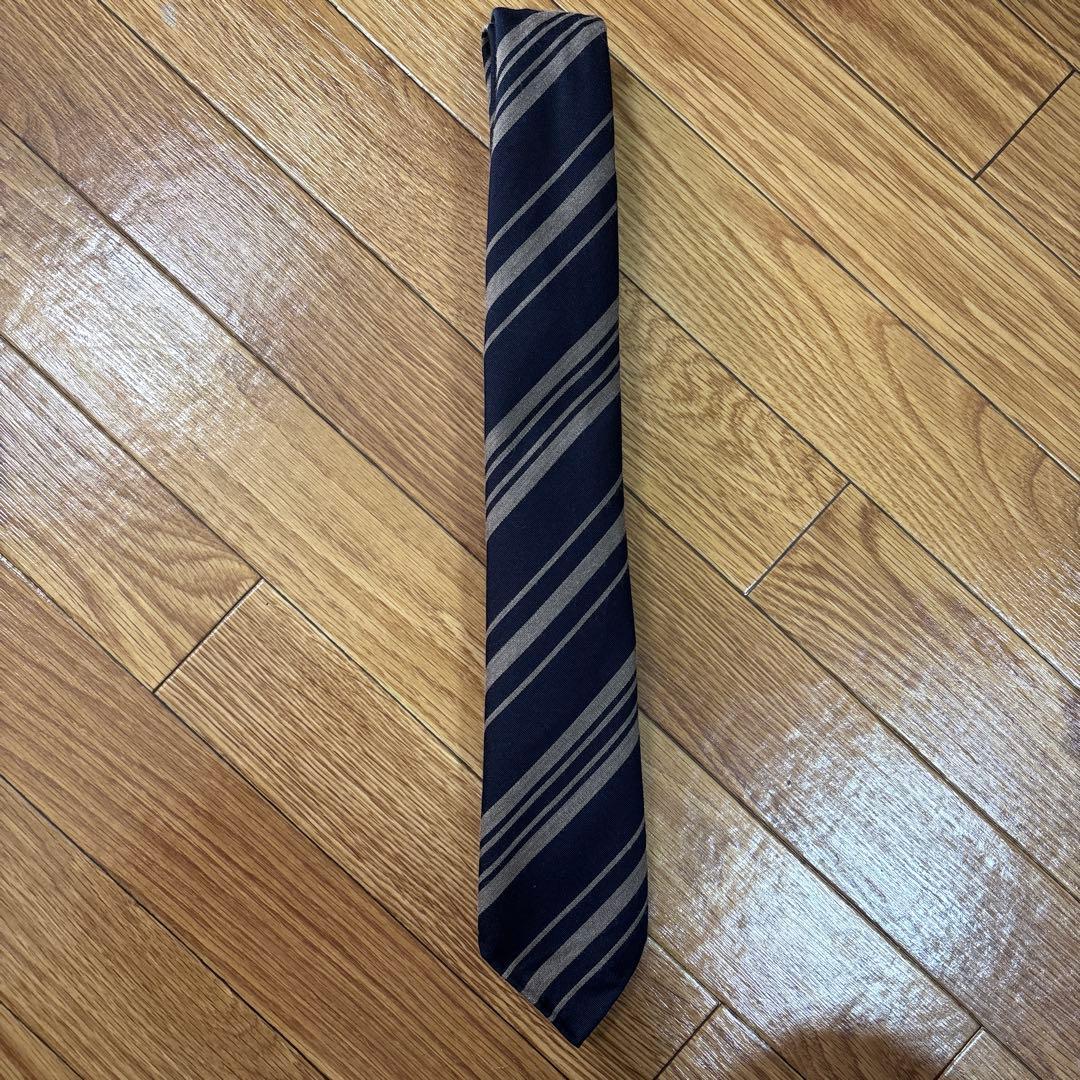 Atto Vannucci/セッテピエゲ /ネイビーベージュストライプ