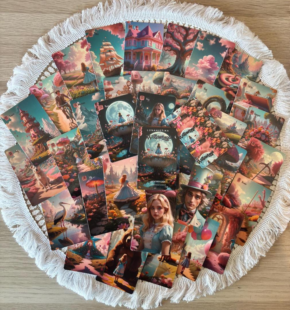 新入荷✨スペイン作家のキュートデッキ✨不思議の国のアリスワンダーランドルノルマン