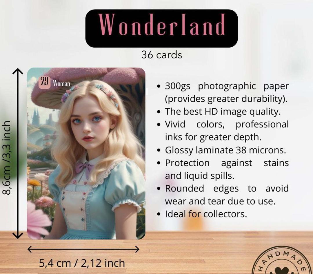 新入荷✨スペイン作家のキュートデッキ✨不思議の国のアリスワンダーランドルノルマン