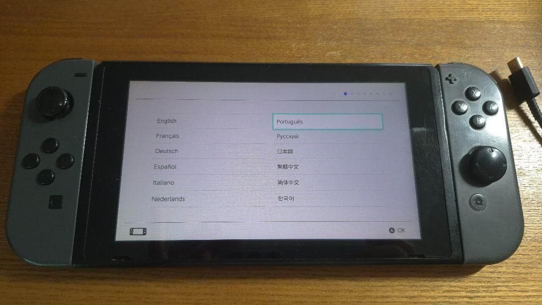 Nintendo switch 2018モデル　本体セット　わけあり