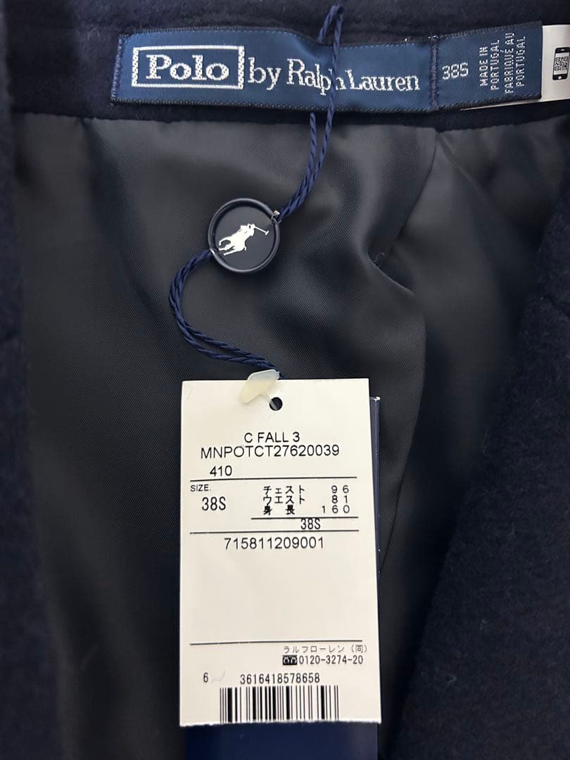 百貨店購入 POLO RALPH LAUREN ラルフローレン コート ネイビー