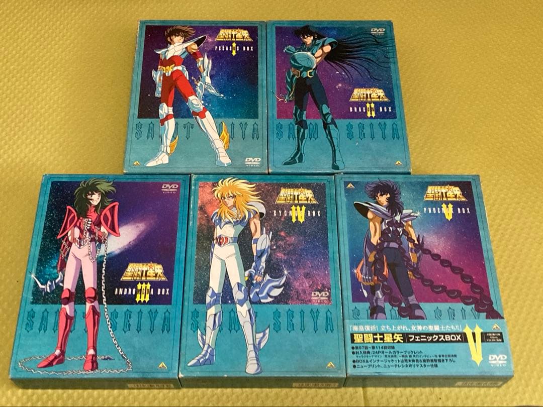 DVD アニメ聖闘士星矢TV版からOVA 映画版4本天界編　Blu-ray黄金魂