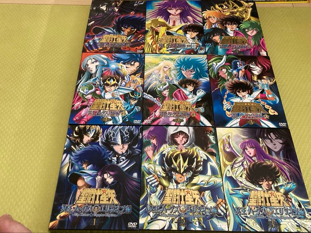 DVD アニメ聖闘士星矢TV版からOVA 映画版4本天界編　Blu-ray黄金魂