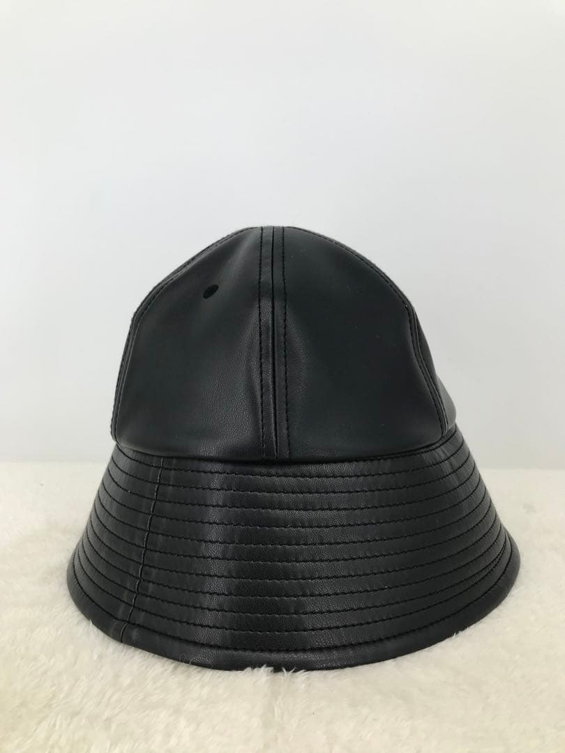 コムデギャルソンオム　バケットハット　フェイクレザー
