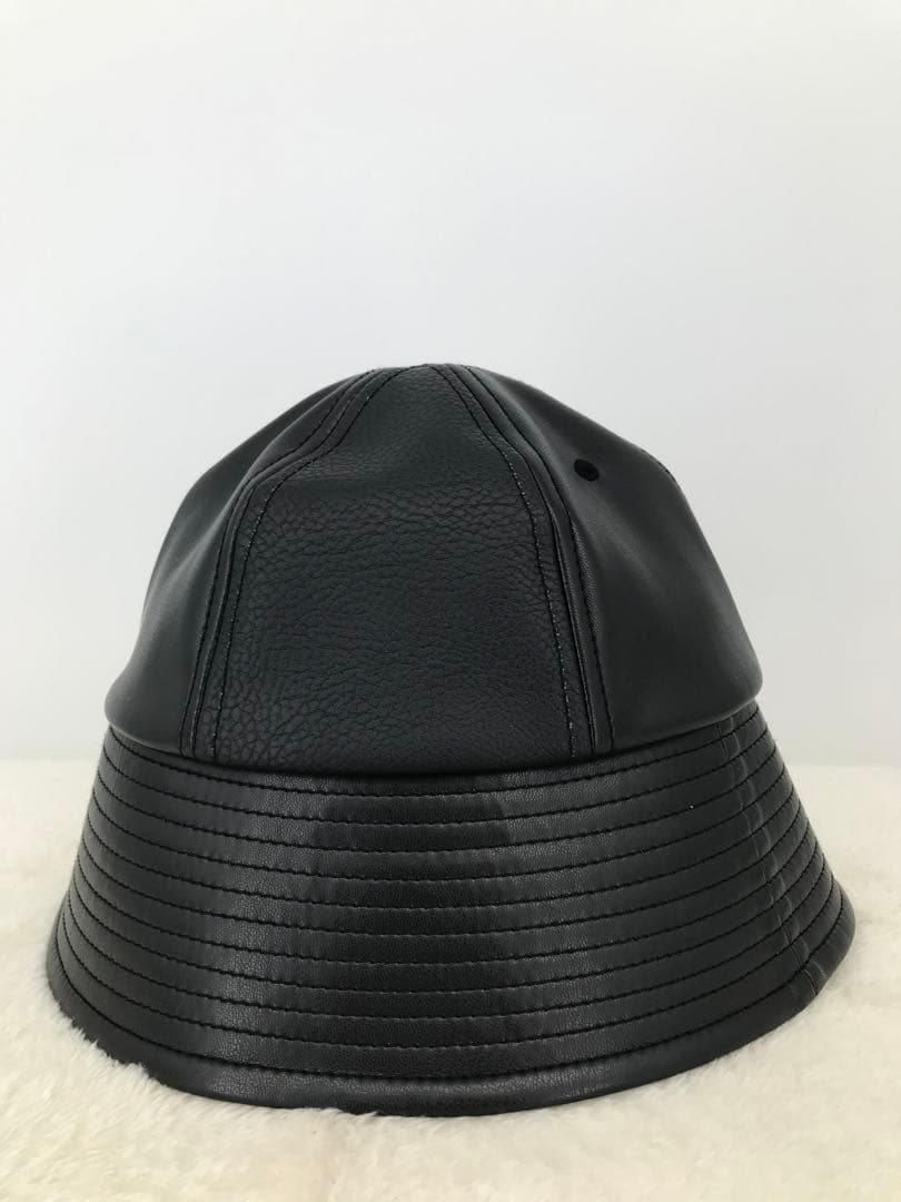 コムデギャルソンオム　バケットハット　フェイクレザー