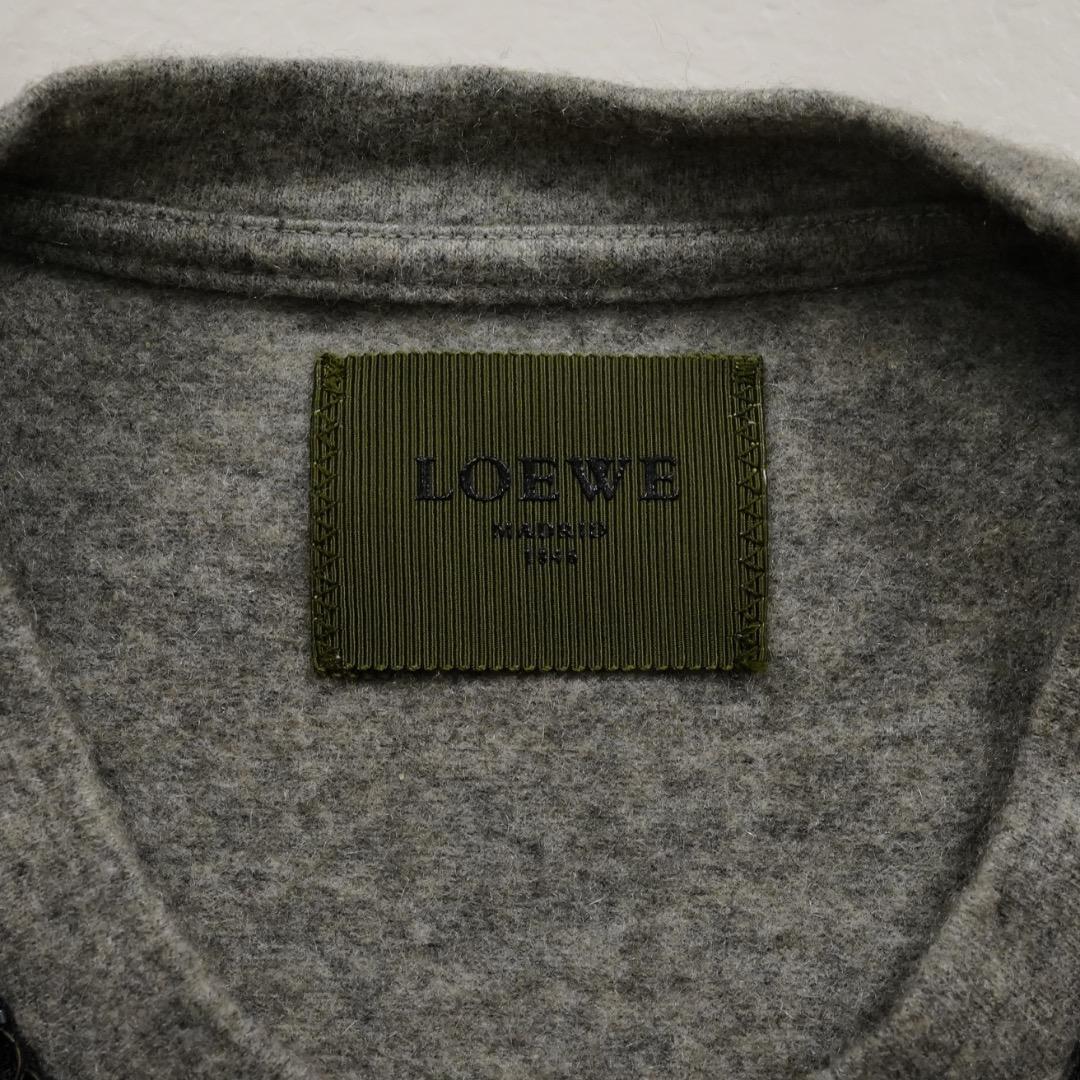 美品 LOEWE カシミヤニット グレー S