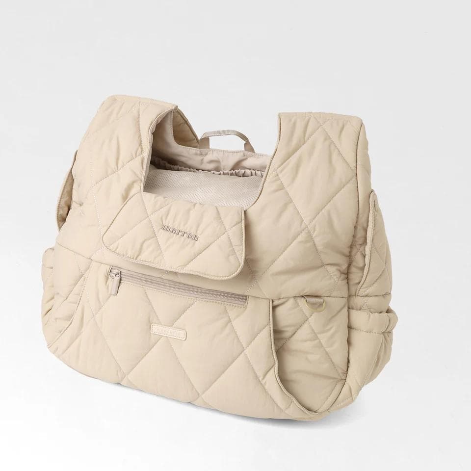 キルティングメッシュ付きフロントリュック