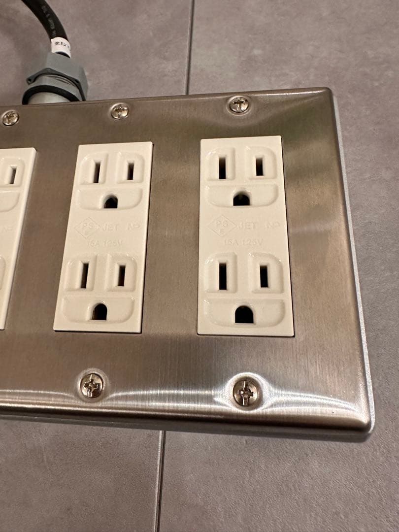 超越重鉄タップ　プロケーブル　オーディオ電源　10個口