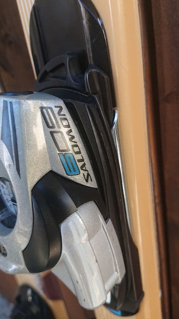 ３点セット サロモン板140㎝ 調整ビン 伸縮ポール ブーツ24～24,5