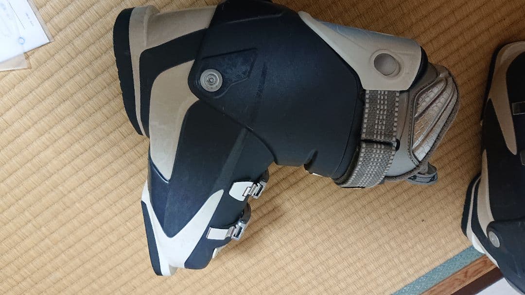 ３点セット サロモン板140㎝ 調整ビン 伸縮ポール ブーツ24～24,5