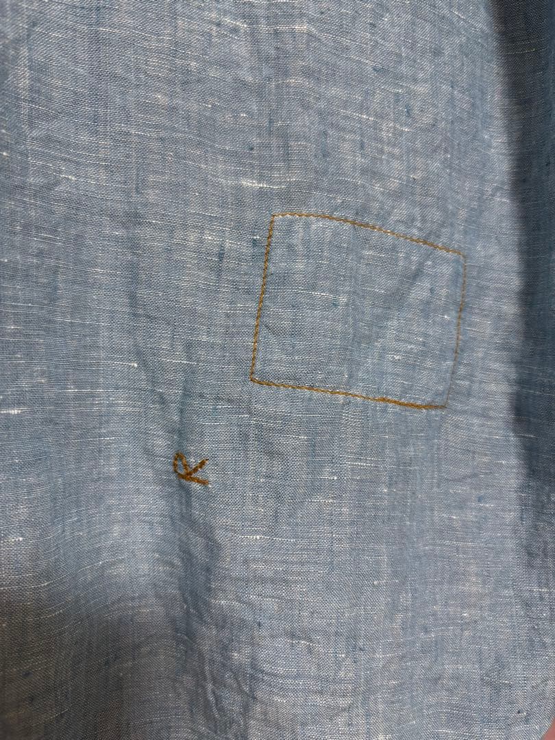 45R フード付き　ライトブルー