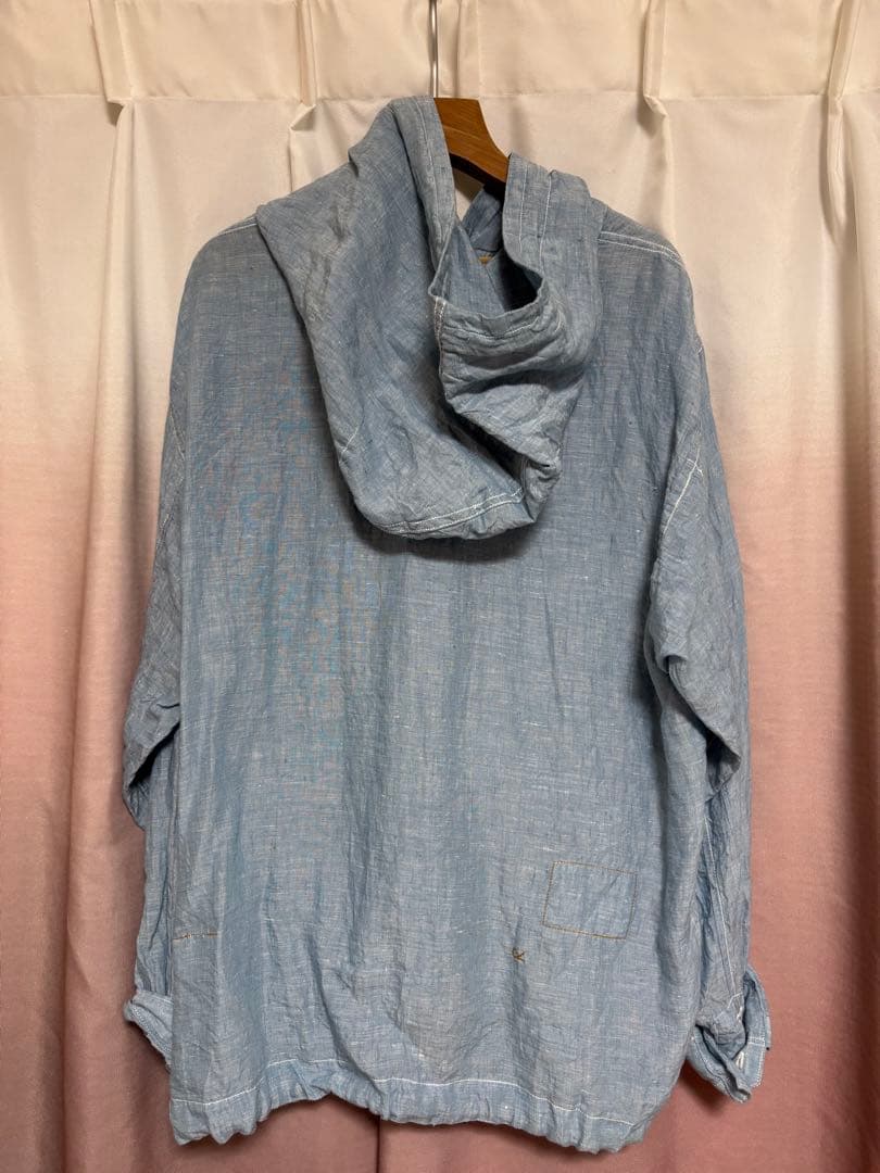 45R フード付き　ライトブルー