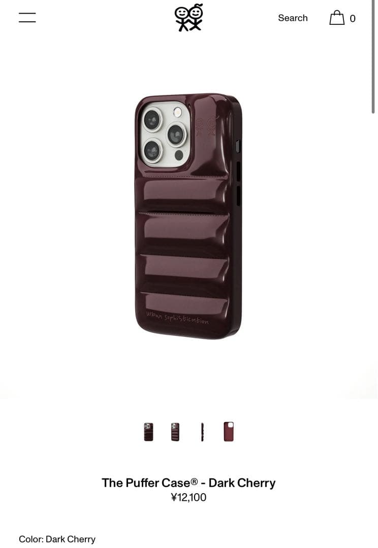 最終値下げ　新品未使用　Urban Sophistication ダークチェリー