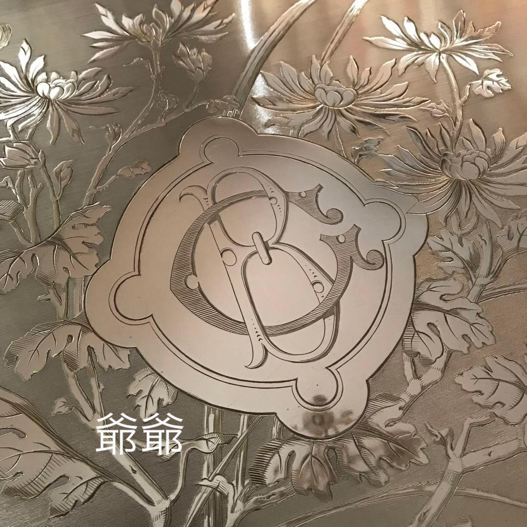 Christofle クリストフル／トレイ「アールヌーヴォー／シノワズリ」