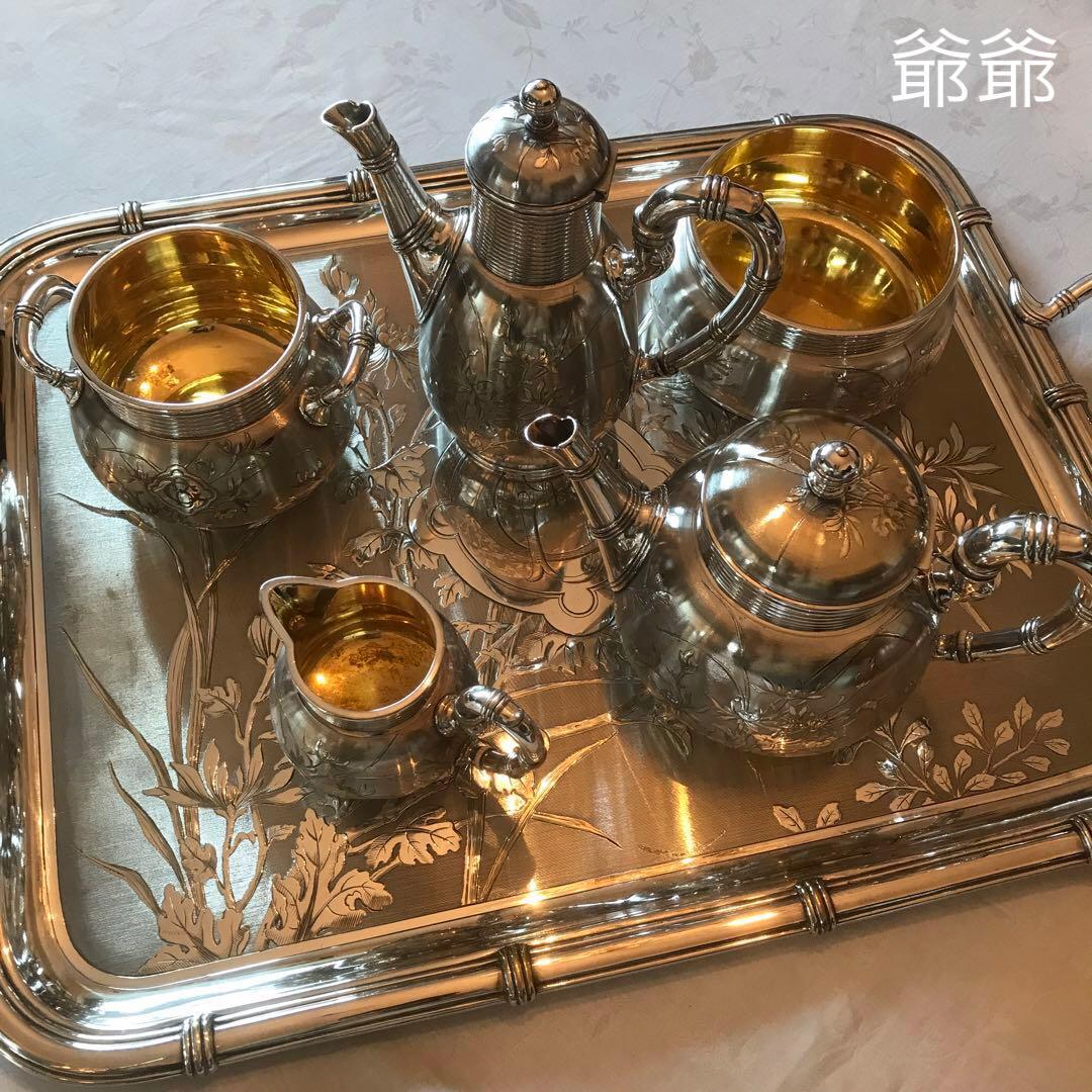 Christofle クリストフル／トレイ「アールヌーヴォー／シノワズリ」