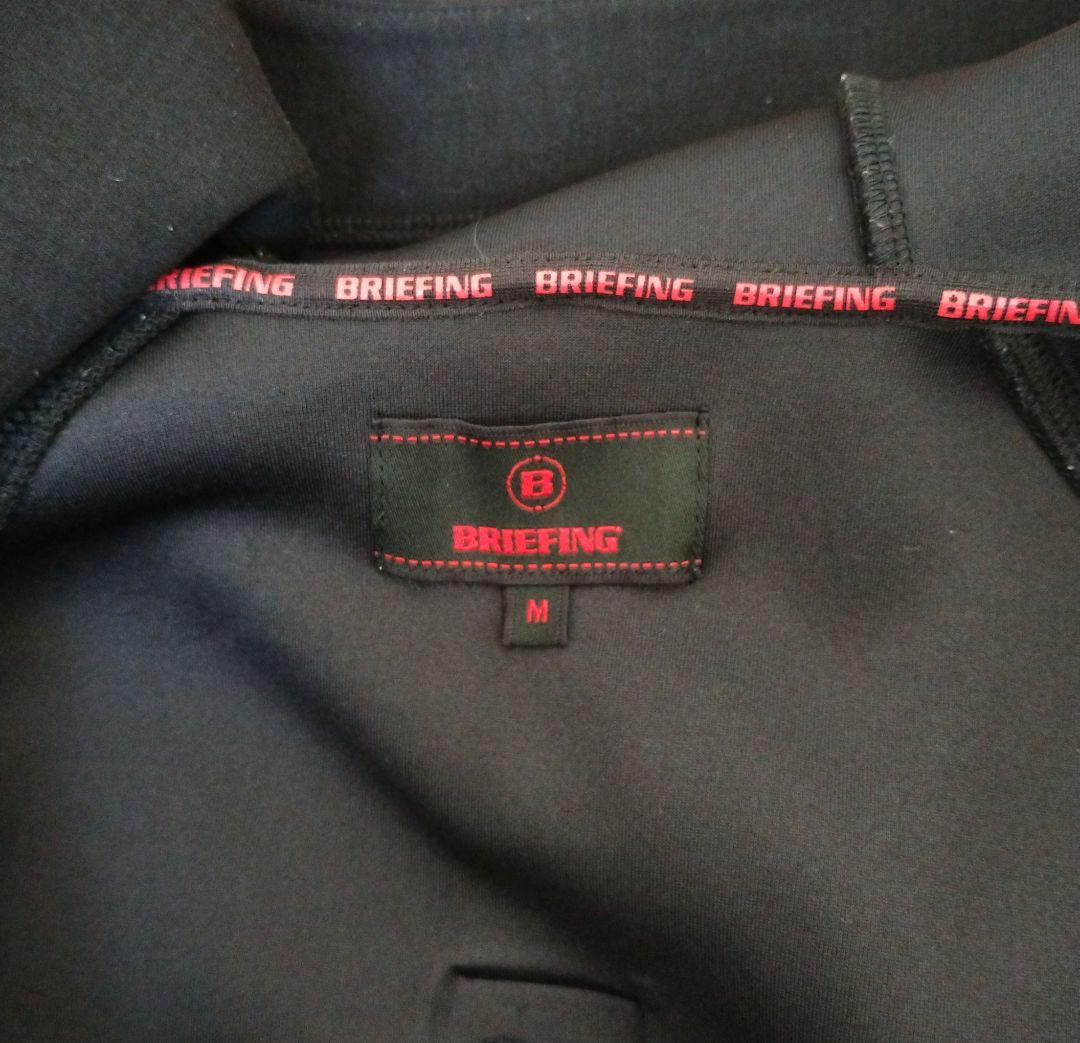 BRIEFING ブリーフィング ゴルフウェア パーカー M 黒 防風 3D