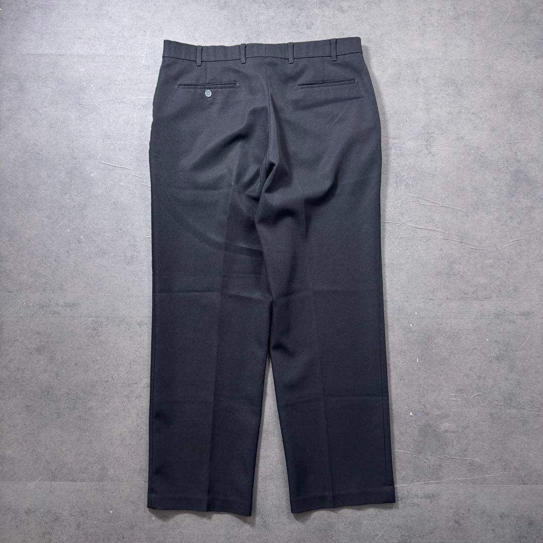 90s USA製Levi's アクションスラックス ブラック黒W38L30 古着