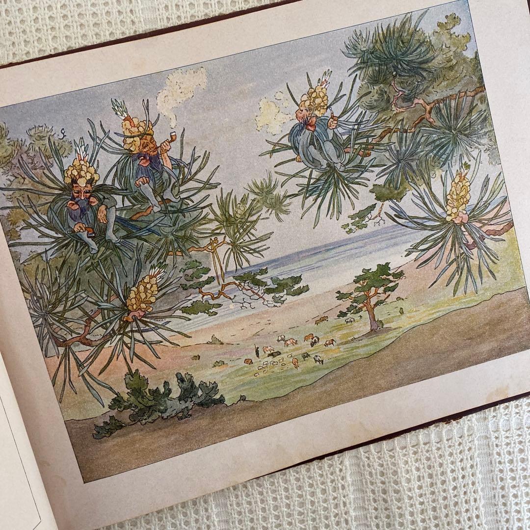 超希少 初版　ドイツの古い絵本　妖精　古書 アンティーク 洋書