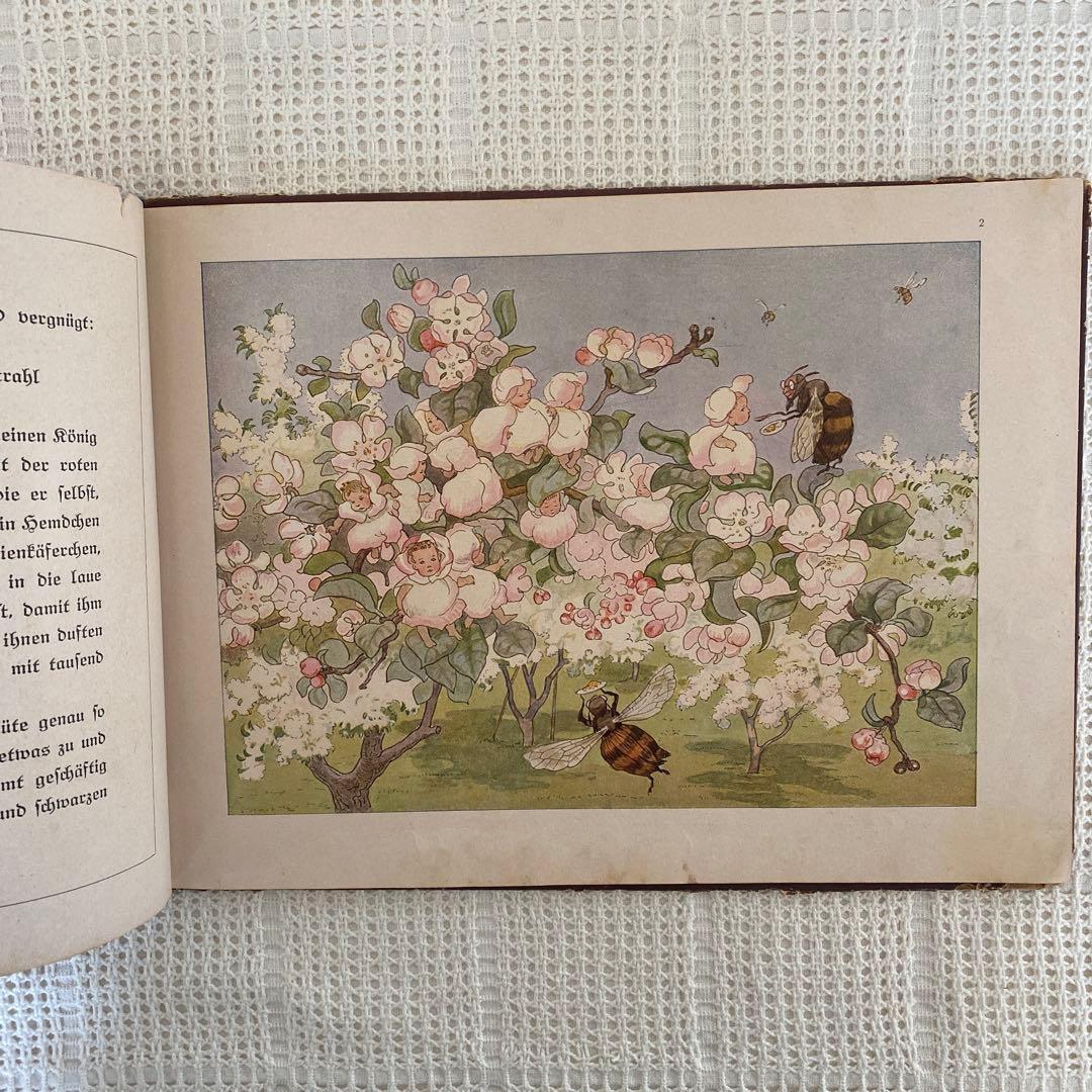 超希少 初版　ドイツの古い絵本　妖精　古書 アンティーク 洋書