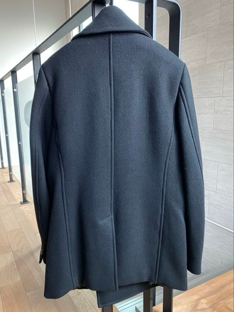 【未使用、試着のみ】LOUNGE LIZARD ピーコート　ブラック