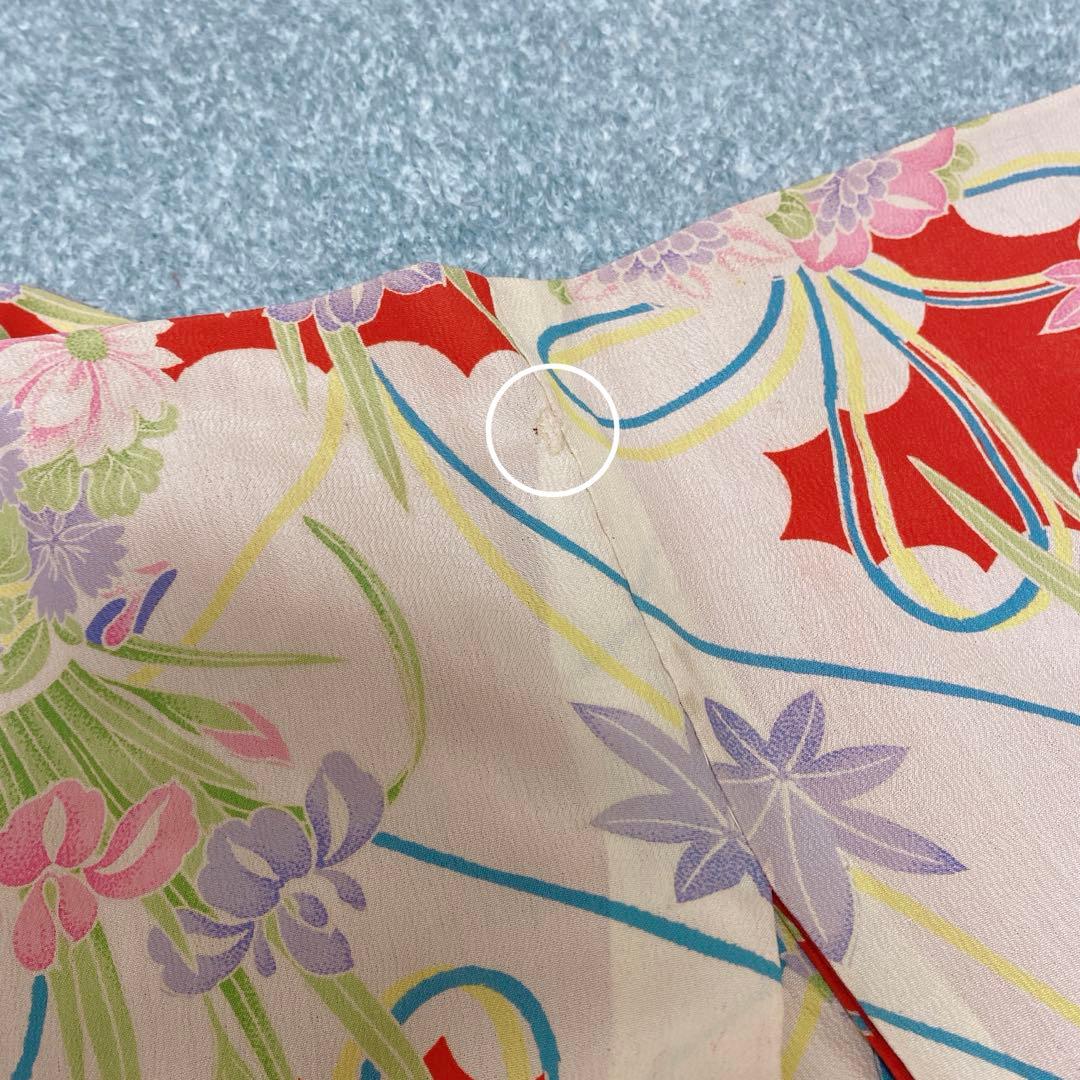 七五三 3歳 正絹 被布 着物 アンティーク 小物セット