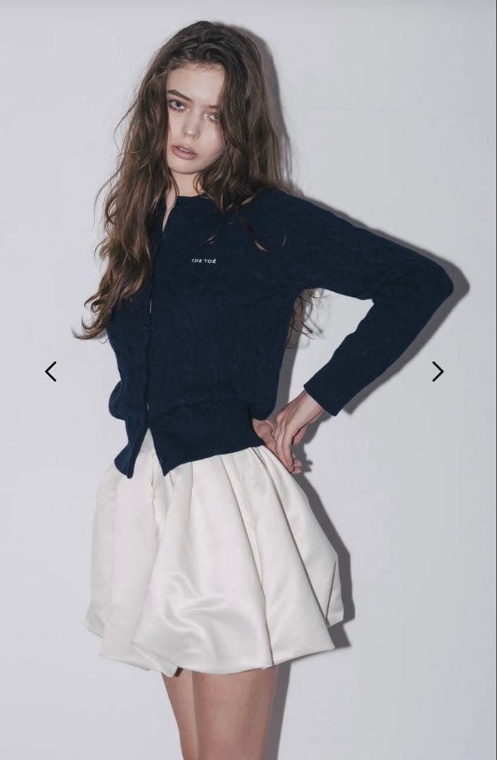 the toe Venice Balloon Skirt ivory Sサイズ